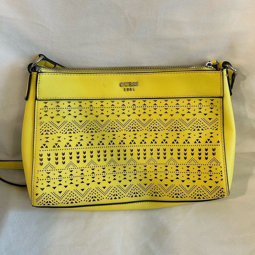 Yellow 1981 Guess Crossbody